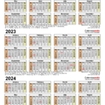 2022 2024 Three Year Calendar   Free Printable Pdf Templates |  Calendar 2024