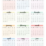 2023 2024 Calendar Free Printables   World Of Printables | 2023 2024 School Calendar Printable