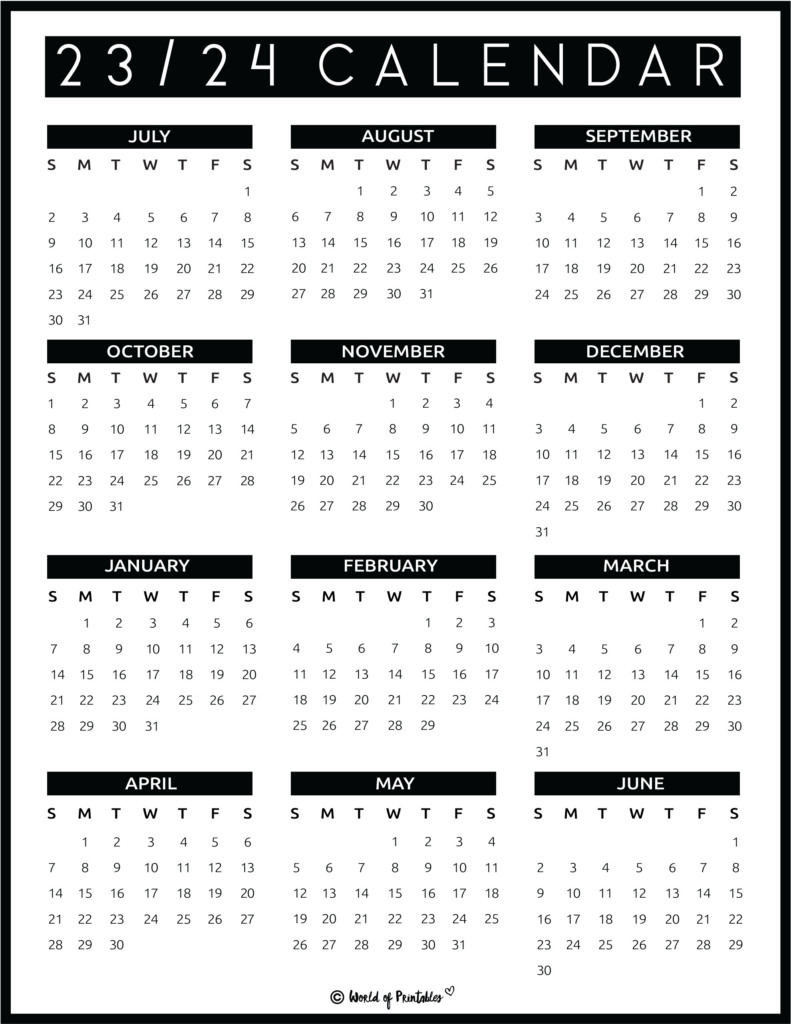 2023 Calendar 2024 Printable Free Download Calendar 2024 Printable