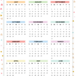 2023 2024 Calendar Free Printables   World Of Printables | Cute 2024 Calendar Printable