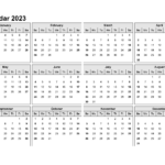 2023 & 2024 Calendar, Monthly Calendars, With Calendar Maker | 2023 2024 Calendar Free Printable