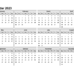 2023 & 2024 Calendar, Monthly Calendars, With Calendar Maker | 2023 2024 Monthly Calendar Printable