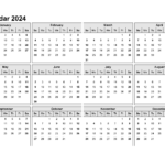 2023 & 2024 Calendar, Monthly Calendars, With Calendar Maker | 2023 2024 Printable Monthly Calendar