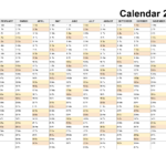 2023 & 2024 Calendar, Monthly Calendars, With Calendar Maker | 2023 Calendar 2024 Printable Excel