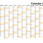 2023 & 2024 Calendar, Monthly Calendars, With Calendar Maker | 2024 Calendar In Excel Printable