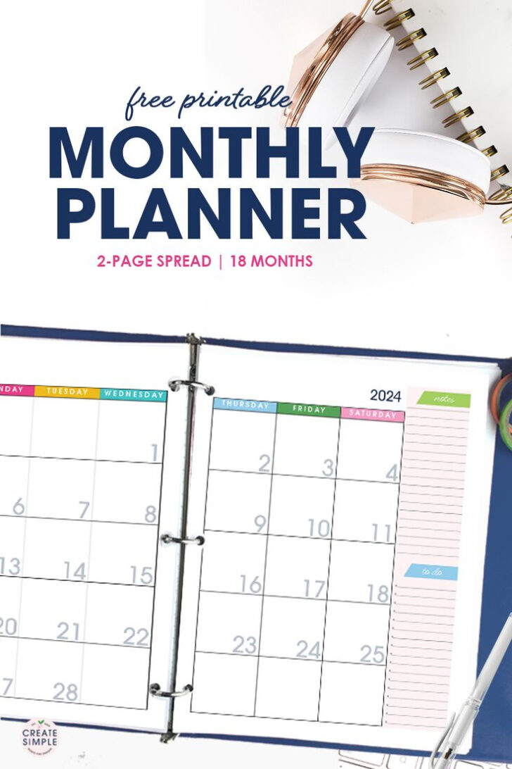 2024 Printable Monthly Calendar Pages | Calendar 2024