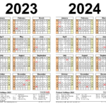 2023 2024 Two Year Calendar   Free Printable Excel Templates |  Calendar 2024