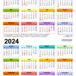 2023 2024 Two Year Calendar   Free Printable Pdf Templates | 2023 Calendar 2024 Printable PDF Download