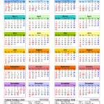 2023 2024 Two Year Calendar   Free Printable Pdf Templates | 2023 Calendar 2024 Printable With Holidays