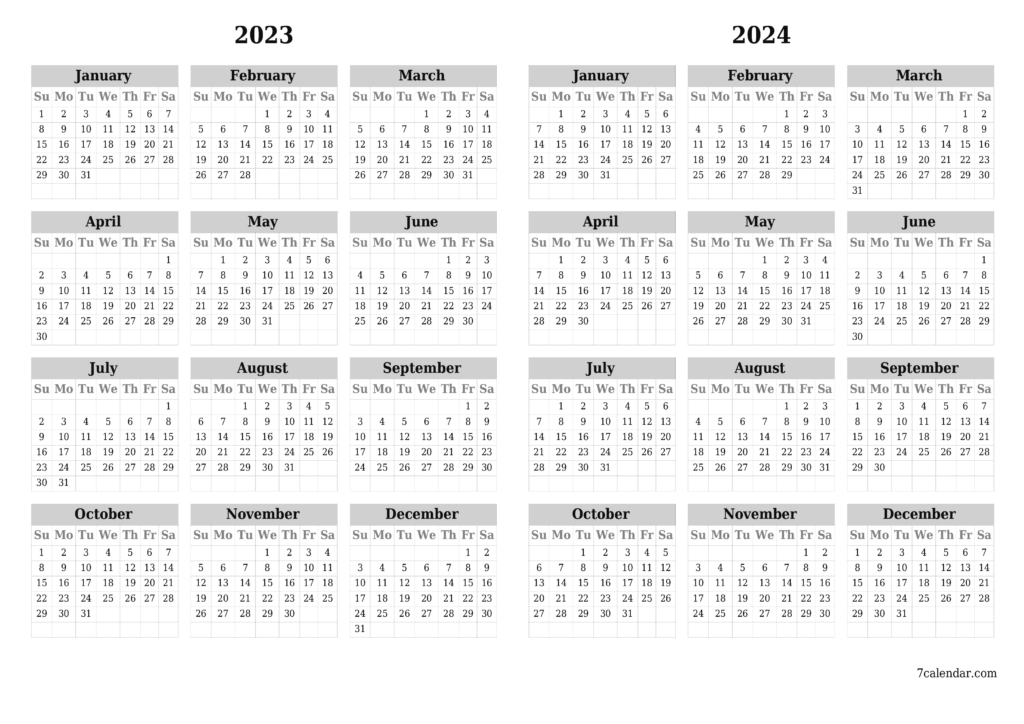 printable-12-month-calendar-2023-and-2024-calendar-2024-printable