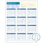 2023 Downloadable Fiscal Year Employee Attendance Calendar | Hrdirect |  Calendar 2024
