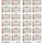 2024 2025 Two Year Calendar   Free Printable Pdf Templates | 2024 And 2025 United States Printable Calendar