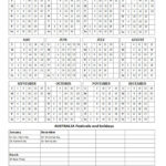 2024 Australia Holiday Calendar   Free Printable Calendar | 2024 Calendar With Holidays Australia Printable