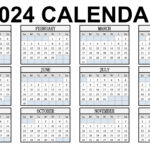 2024 Calendar | Monthly & Yearly Printable Calendars | Free Printable Yearly Calendar 2024 With Lines