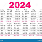 2024 Calendar Simple Grid. Business Calendar Template For Pocket | 2024 Pocket Calendar Printable