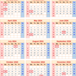 2024 Calendar With Federal Holidays | 2024 Calendar Printable With Federal Holidays