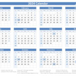 2024 Calendar With Week Numbers | 2024 Calendar With Us Holidays Printable