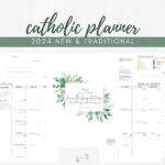 2024 Catholic Planner Printable Pdf: Daybook / Daily Weekly   Etsy |  Calendar 2024