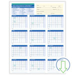 2024 Downloadable Employee Attendance Calendar | Hrdirect |  Calendar 2024
