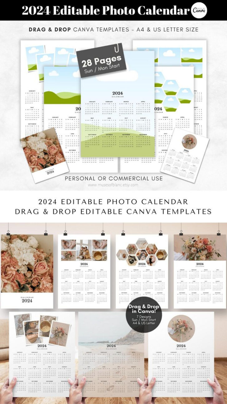 Printable Editable Calendar 2024 | Calendar 2024