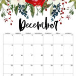 2024 Floral Calendar Printable   Paper Trail Design | 2024 Floral Calendar Printable