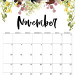 2024 Floral Calendar Printable   Paper Trail Design |  Calendar 2024