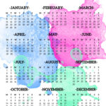 2024 Monday Start Calendar   One Page   Paper Trail Design | 2024 Printable Calendar One Page Monday Start