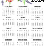 2024 Monday Start Calendar   One Page   Paper Trail Design | 2024 Printable Calendar One Page Monday Start