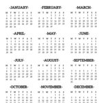 2024 Monday Start Calendar   One Page   Paper Trail Design |  Calendar 2024