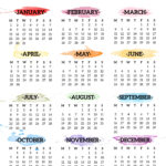 2024 Monday Start Calendar   One Page   Paper Trail Design |  Calendar 2024