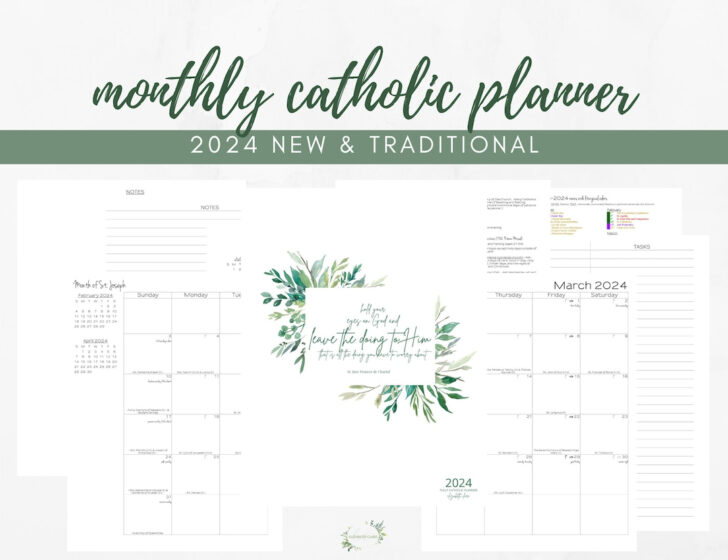 Liturgical Calendar 2024 Printable | Calendar 2024