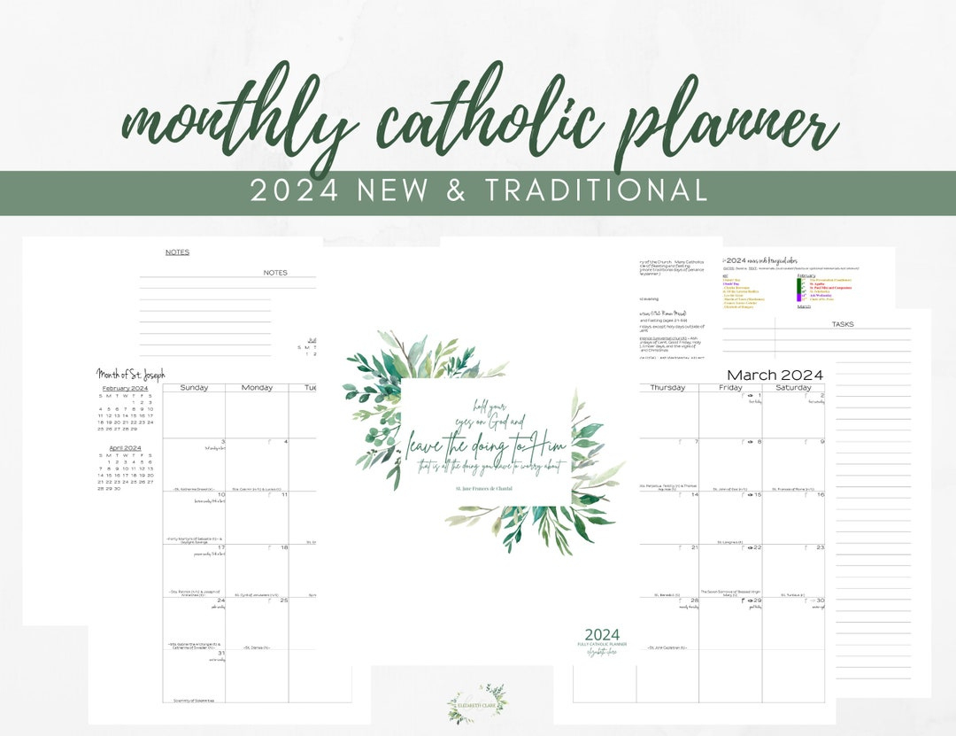 Printable Liturgical Calendar 2024 Calendar 2024 Printable Calendar