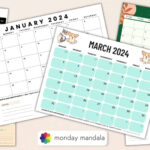 2024 Printable Calendars (56 Free Pdf Printables) |  Calendar 2024