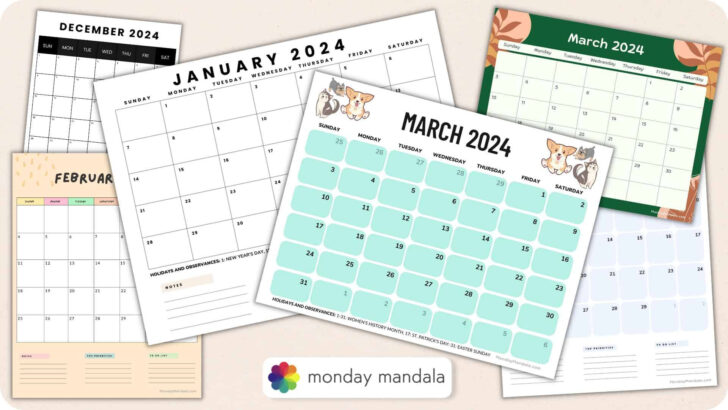 Google Calendar 2024 Printable Free | Calendar 2024