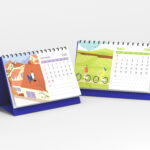 2024 Printable Desk Calendar Templateant Dang On Dribbble |  Calendar 2024