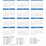 2024 United States Calendar With Holidays | 2024 Calendar With Holidays Usa Printable Free