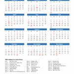 2024 United States Calendar With Holidays | 2024 Holiday Calendar Usa Printable