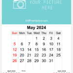 2024 Wall Calendar Templates: 48 Free Printables And Editable Ai | 2024 Wall Calendar Printable