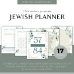 5784 Printable Jewish Planner/Calendar 2023 2024 Jewish   Etsy |  Calendar 2024