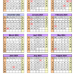 Academic Calendars 2023/2024   Free Printable Pdf Templates |  Calendar 2024