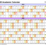 Academic Calendars 2024/2025   Free Printable Pdf Templates | Academic Calendar 2024 25 Printable