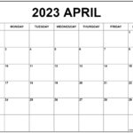 April 2023 Calendar | Free Printable Calendar |  Calendar 2024