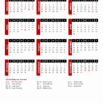Australia 2024 Yearly Calendar Downloadable | 2024 Calendar With Holidays Australia Printable