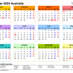 Australia Calendar 2024   Free Printable Excel Templates | 2024 Qld School Calendar Printable