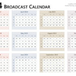 Broadcast Calendar 2024 – Free Downloads – Customizable | 2024 Broadcast Calendar Printable