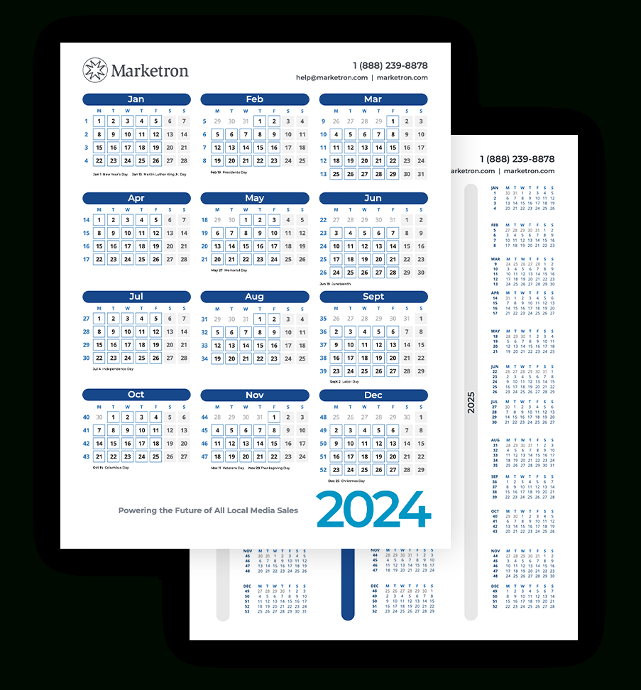 Broadcast Calendars | Marketron |  Calendar 2024