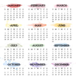 Calendar 2024 Printable One Page   Paper Trail Design | 2024 Calendar At A Glance Printable Free