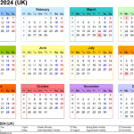 Calendar 2024 (Uk)   Free Printable Microsoft Excel Templates | 2024 Calendar Printable Excel