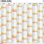 Calendar 2024 (Uk)   Free Printable Pdf Templates | 2024 Calendar Printable Calendarpedia