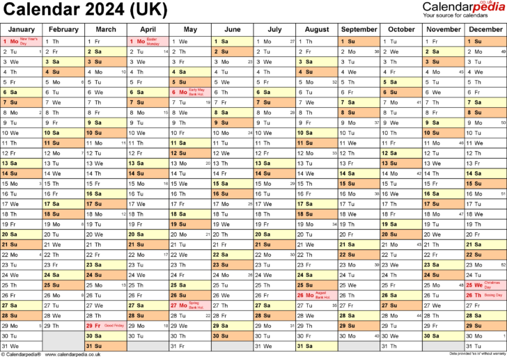 2024 Calendar Printable Calendarpedia | Calendar 2024